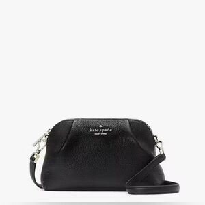 Kate Spade Dumpling Pebbled Leather Convertible Crossbody Wristlet Clutch